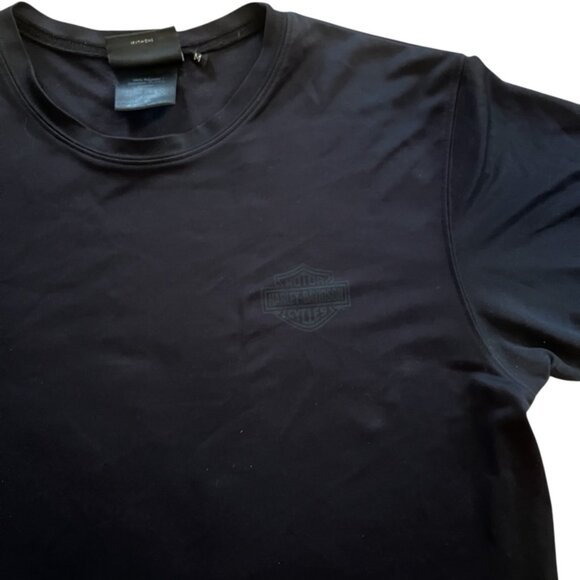 Harley-Davidson Performance Polyester Tee Black Medium - Picture 4 of 6